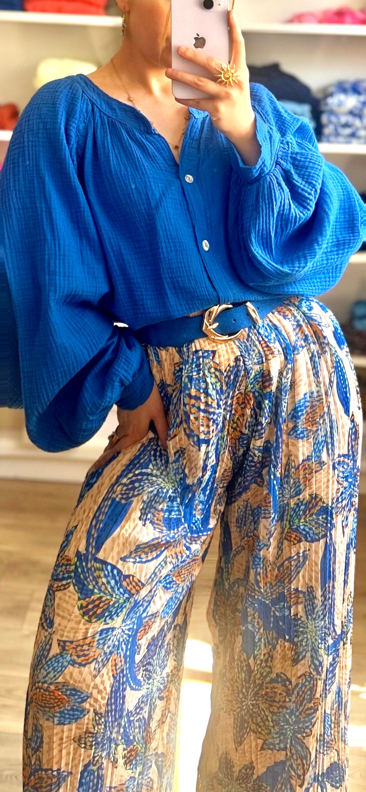 Pantalon Yumi Bleuet