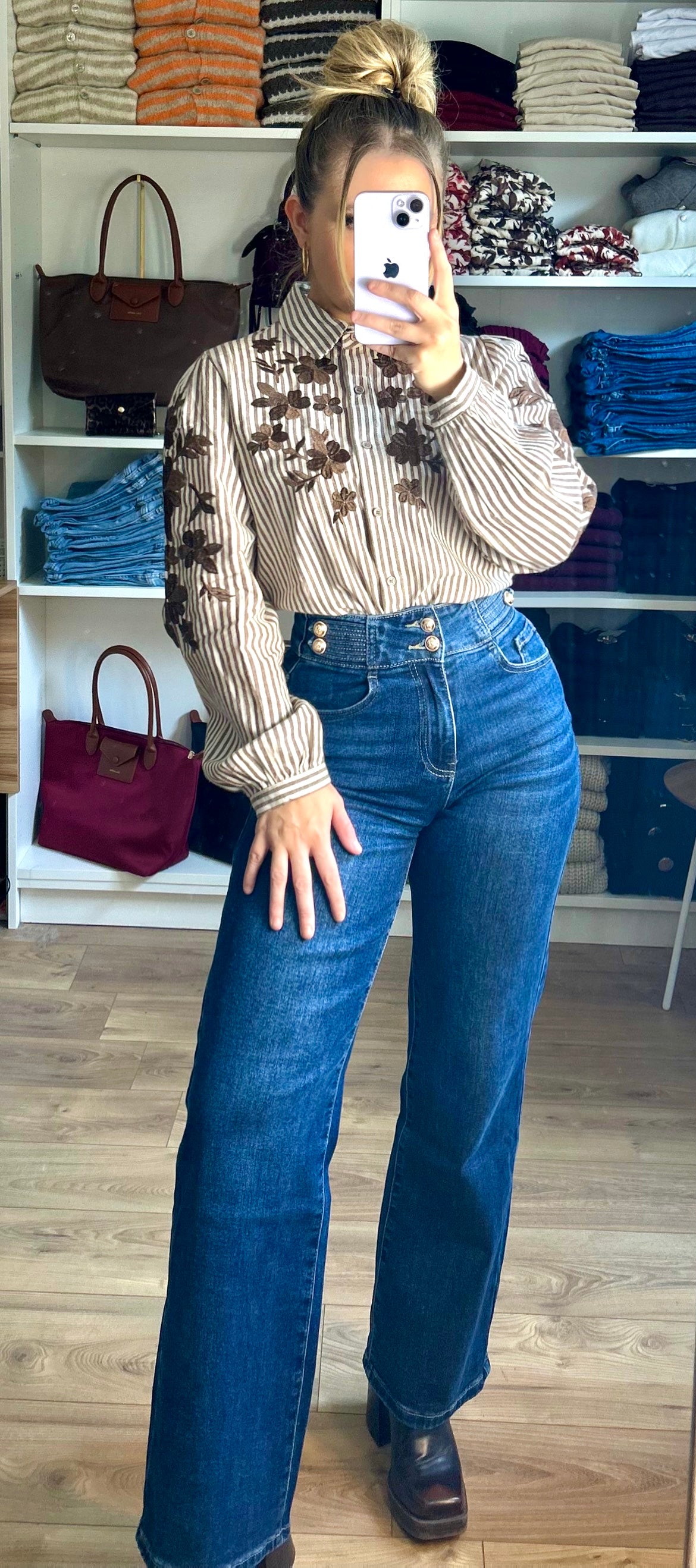 Chemise Claudie Chocolat