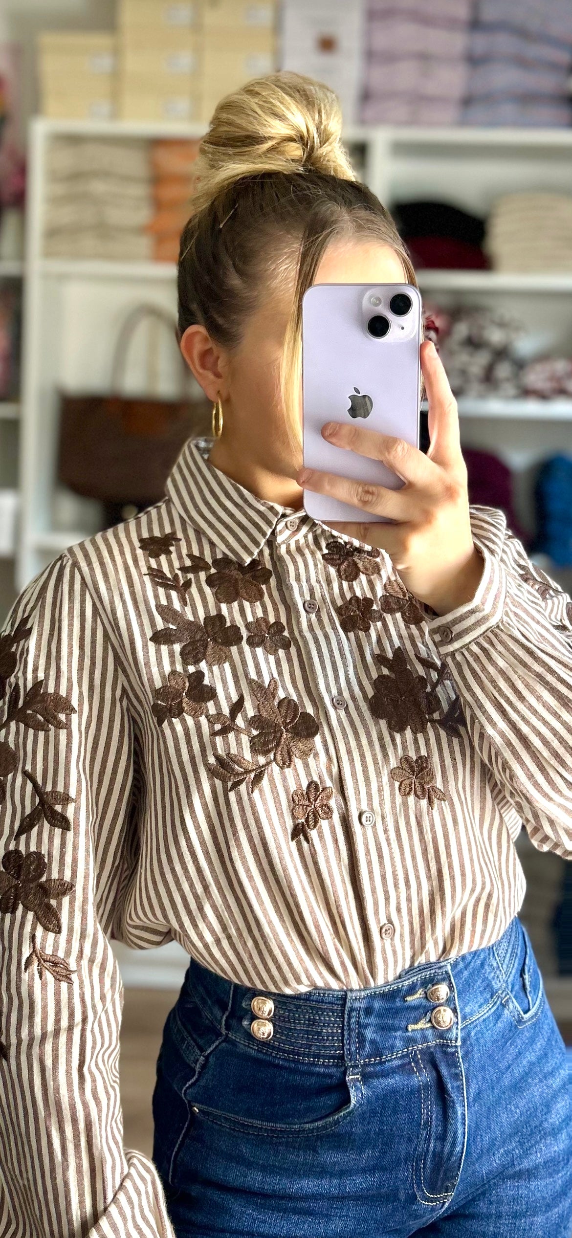 Chemise Claudie Chocolat