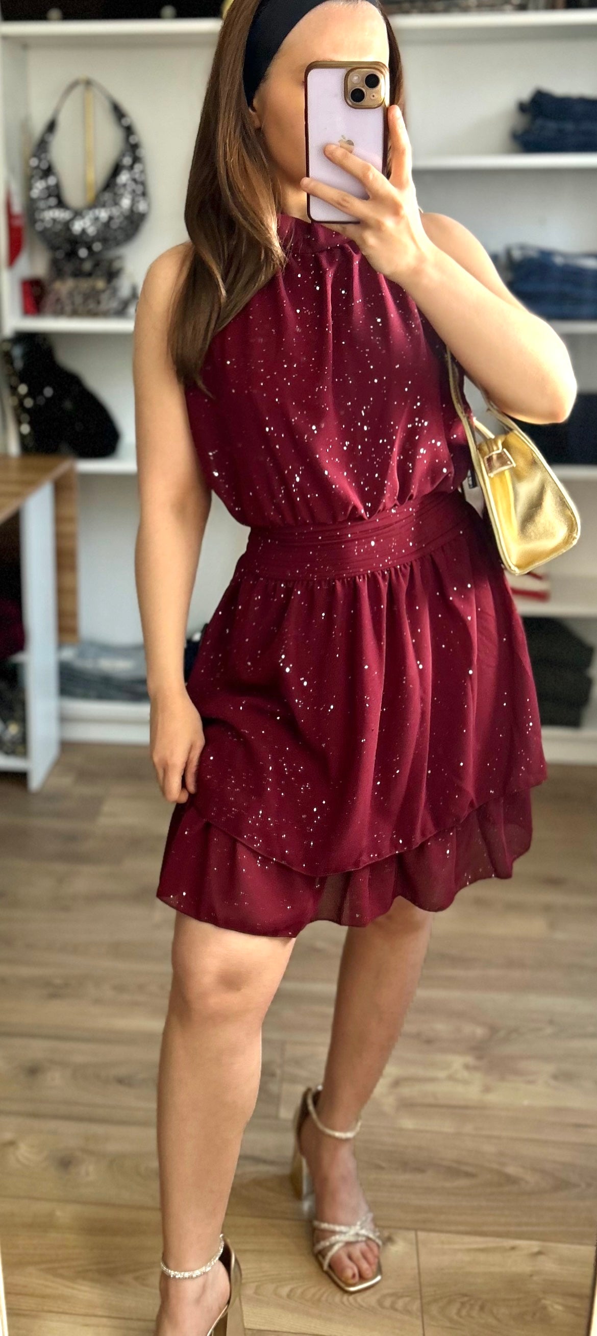 Robe Bloom Bordeaux