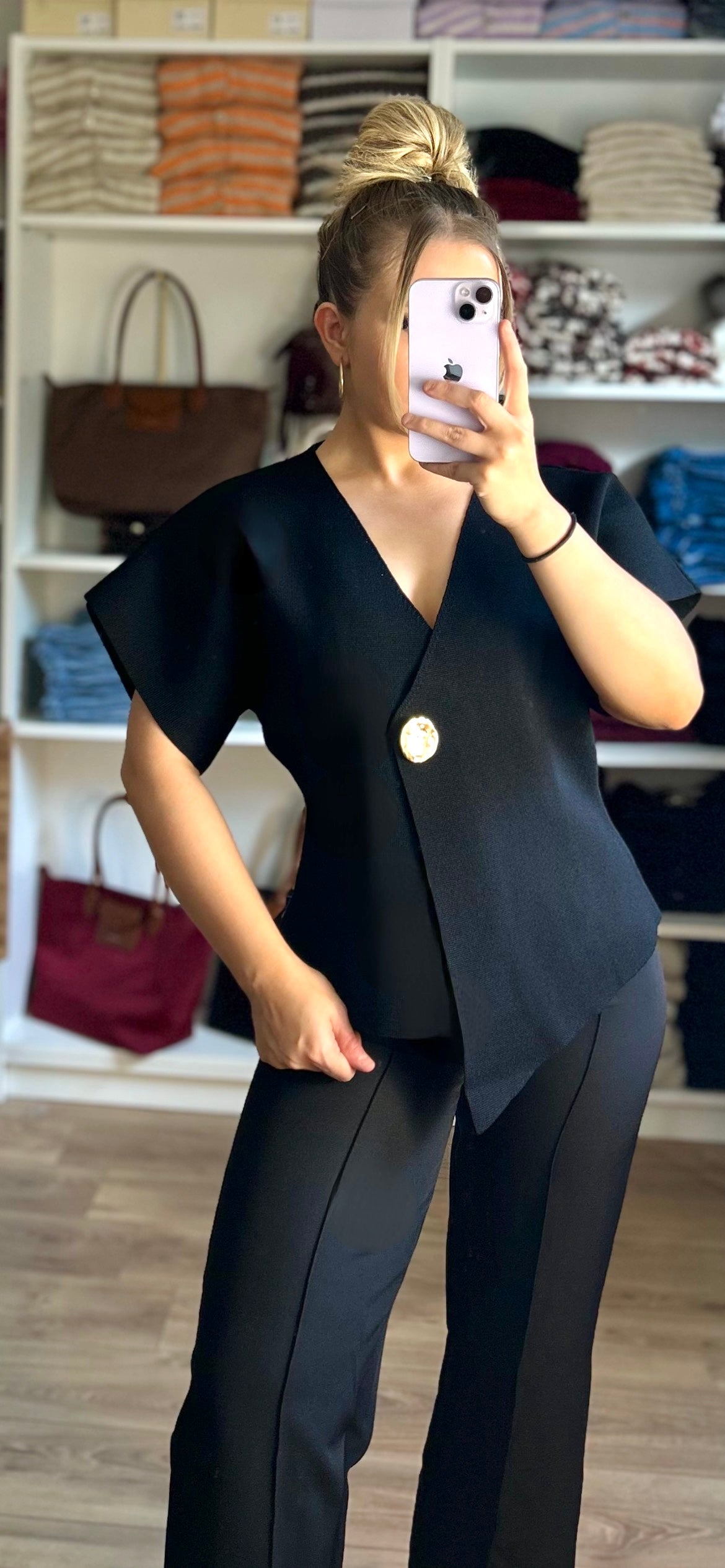 Top blazer Sophia Noir