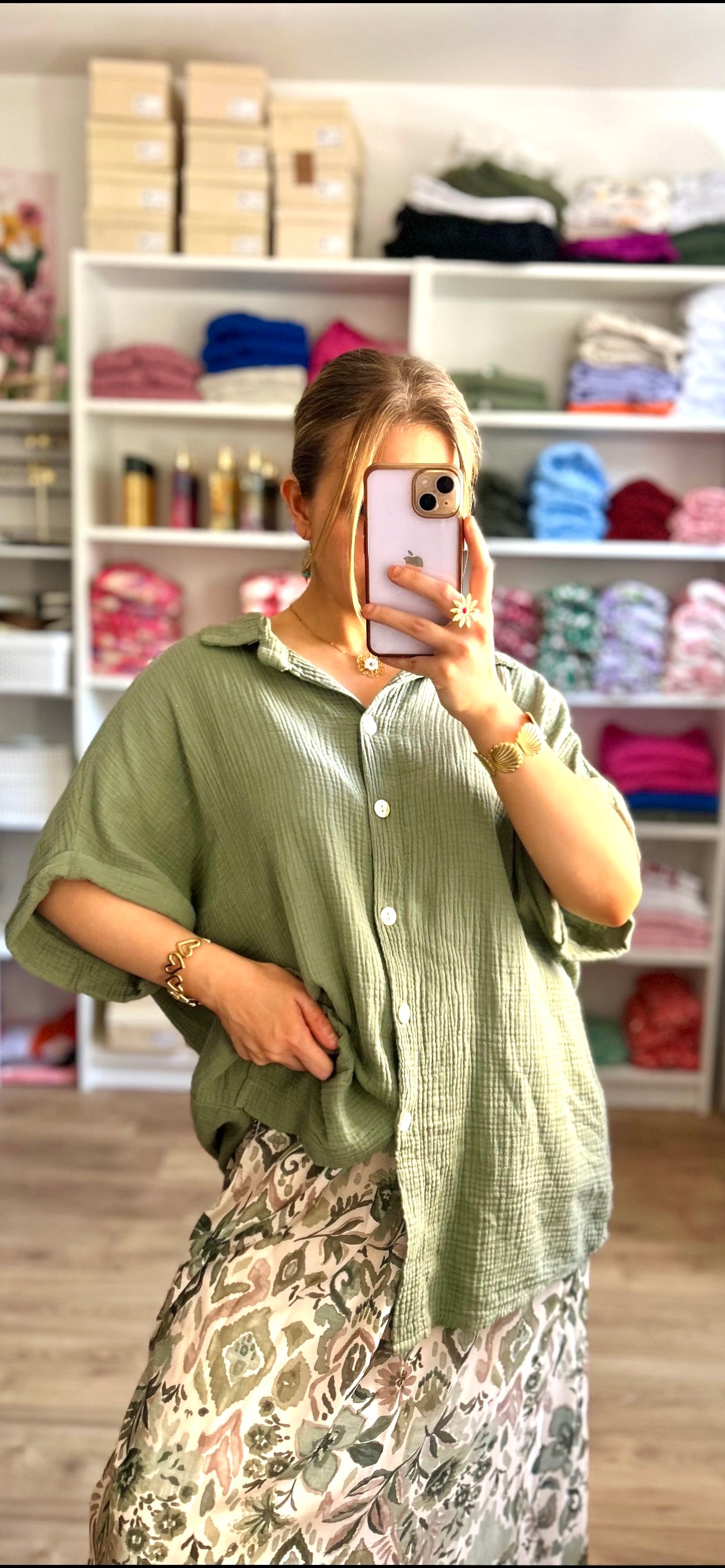 Chemise Sia Kaki
