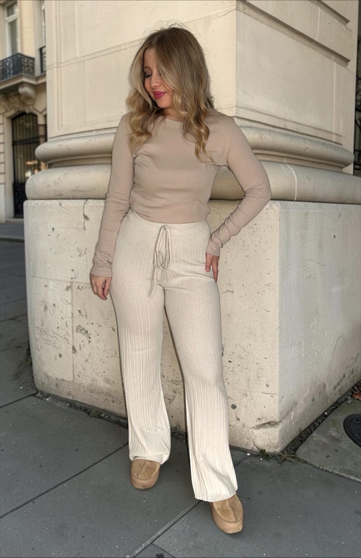 Pantalon Cosy Beige