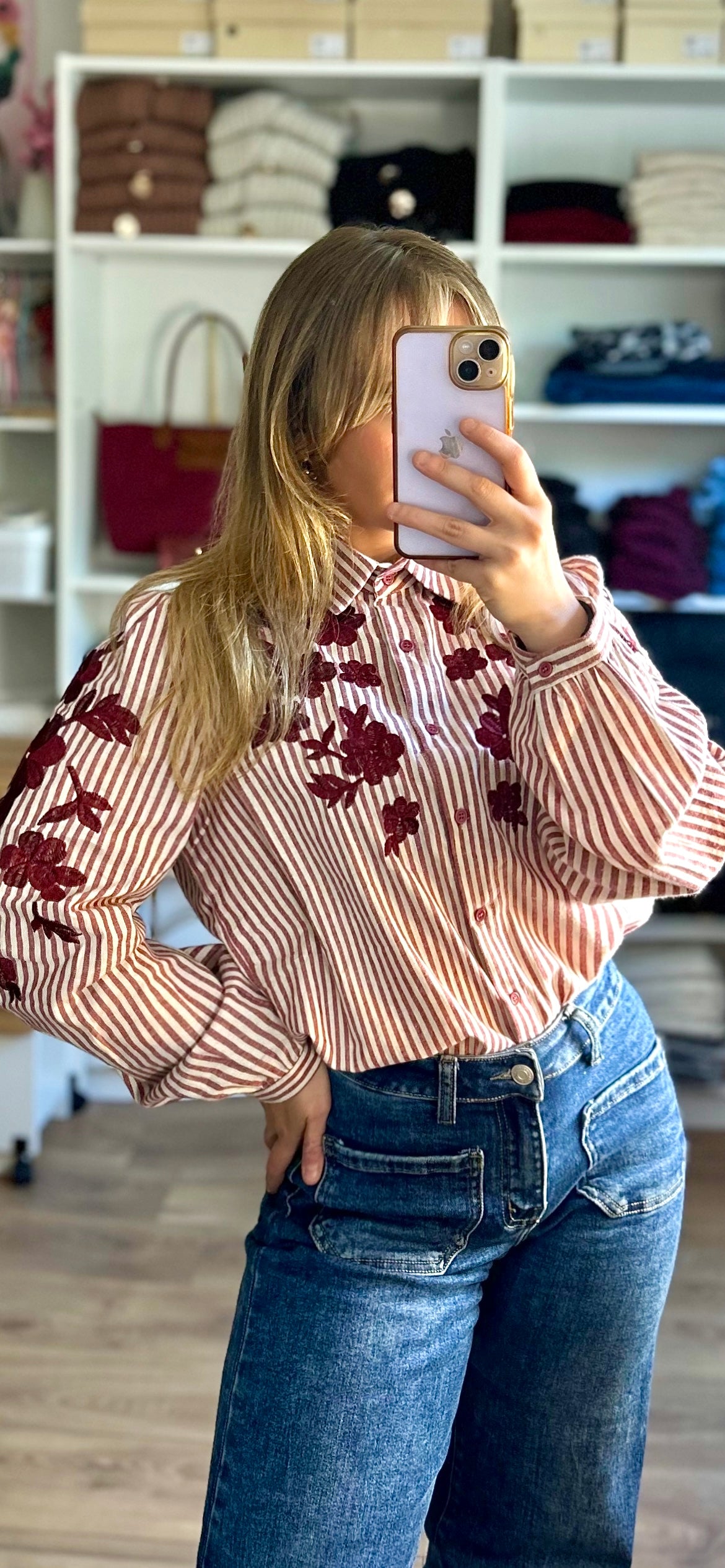 Chemise Claudie Bordeaux
