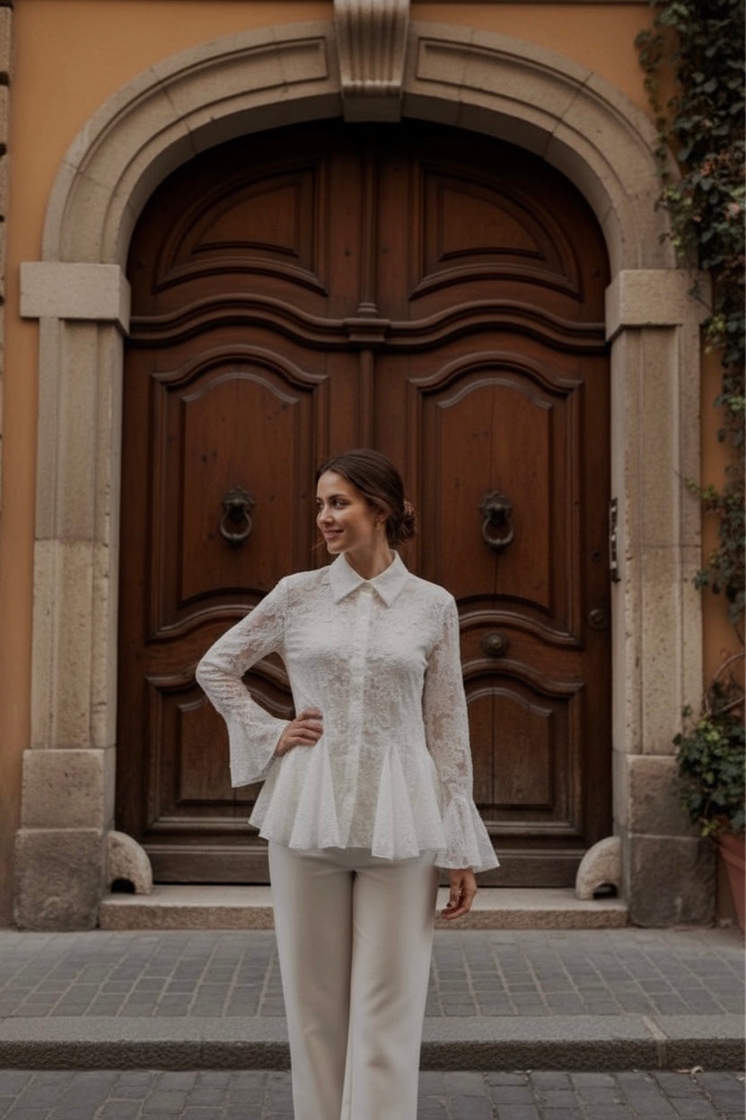 Blouse Édith Blanche