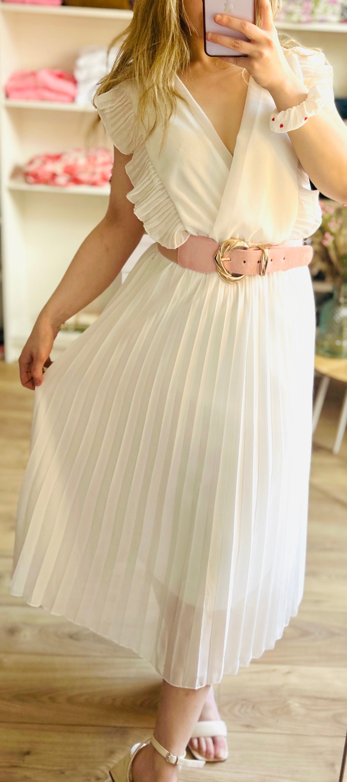 Robe Louisette Blanche