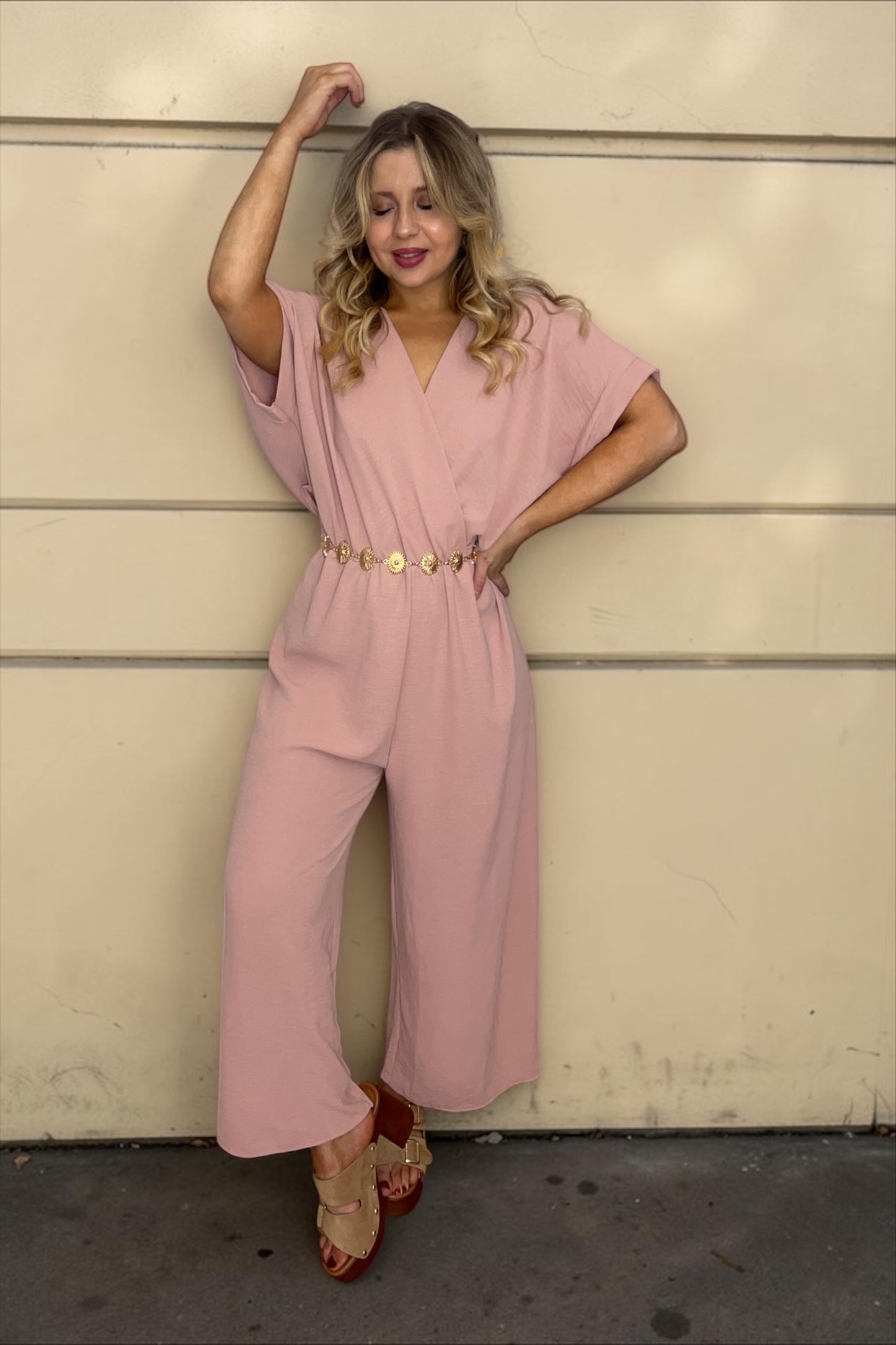Combinaison Clem Vieux Rose