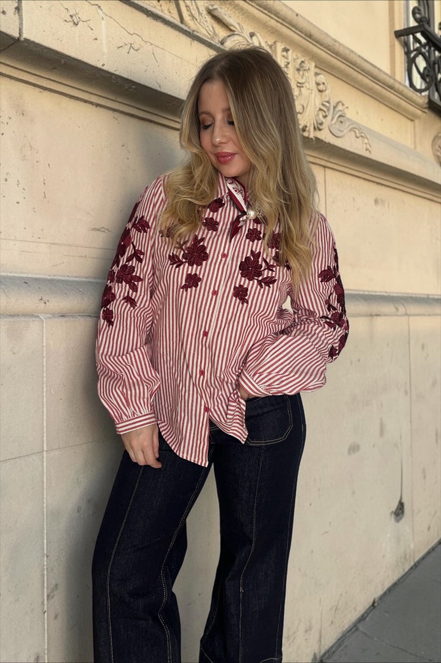 Chemise Claudie Bordeaux