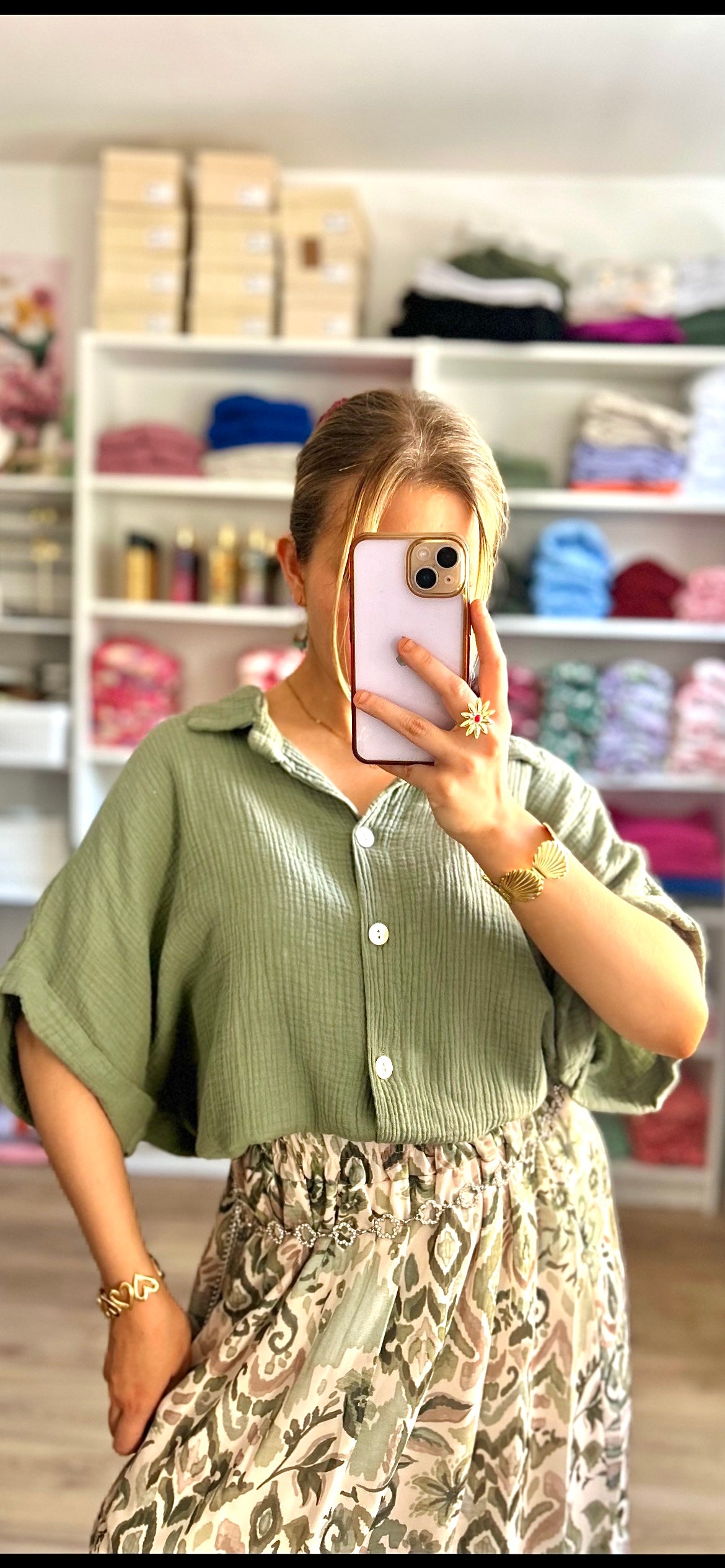 Chemise Sia Kaki