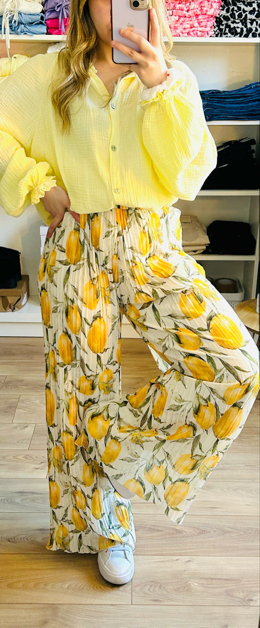 Pantalon Yumi Citron