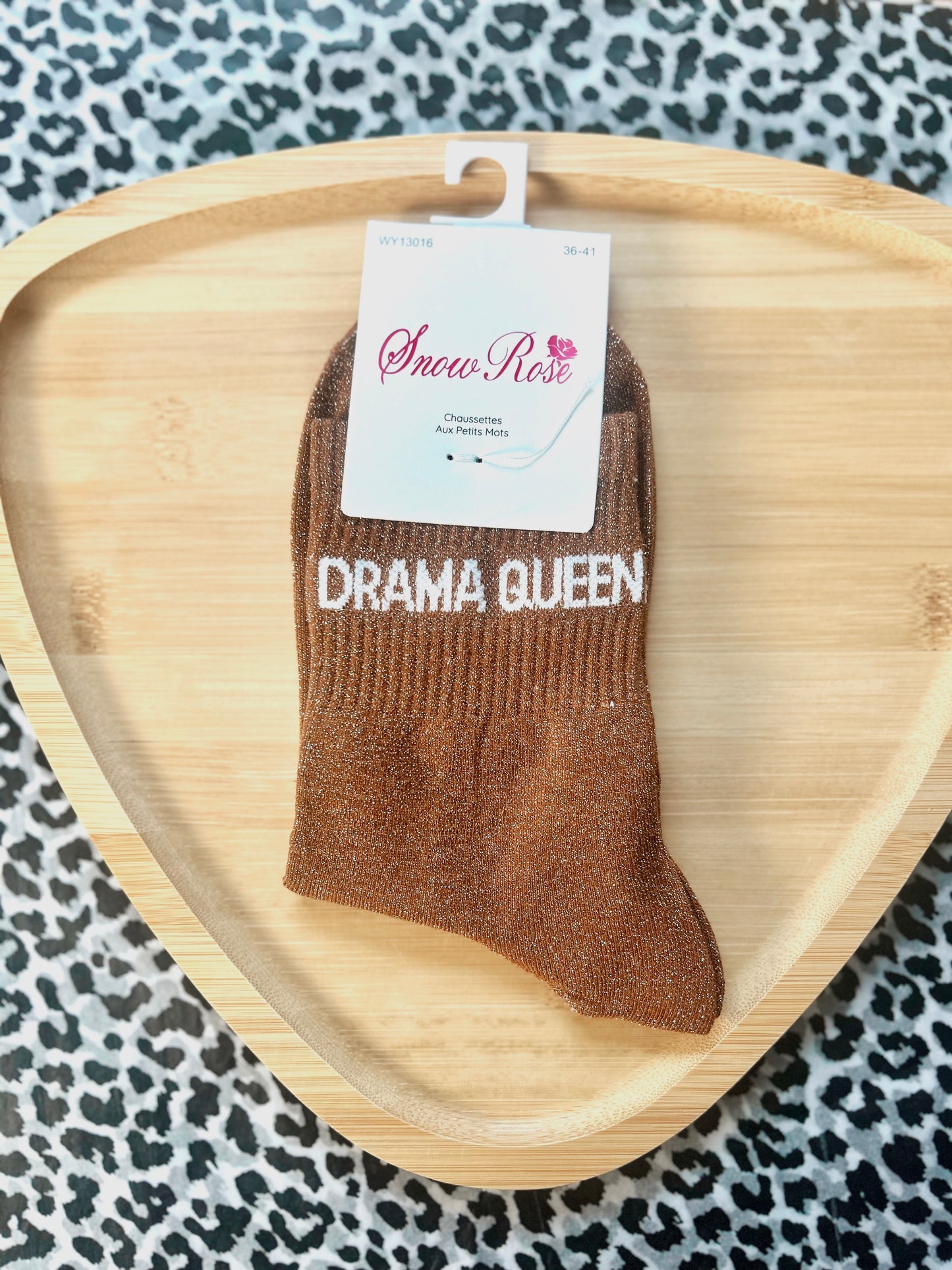 Chaussettes à paillettes « DRAMA QUEEN »