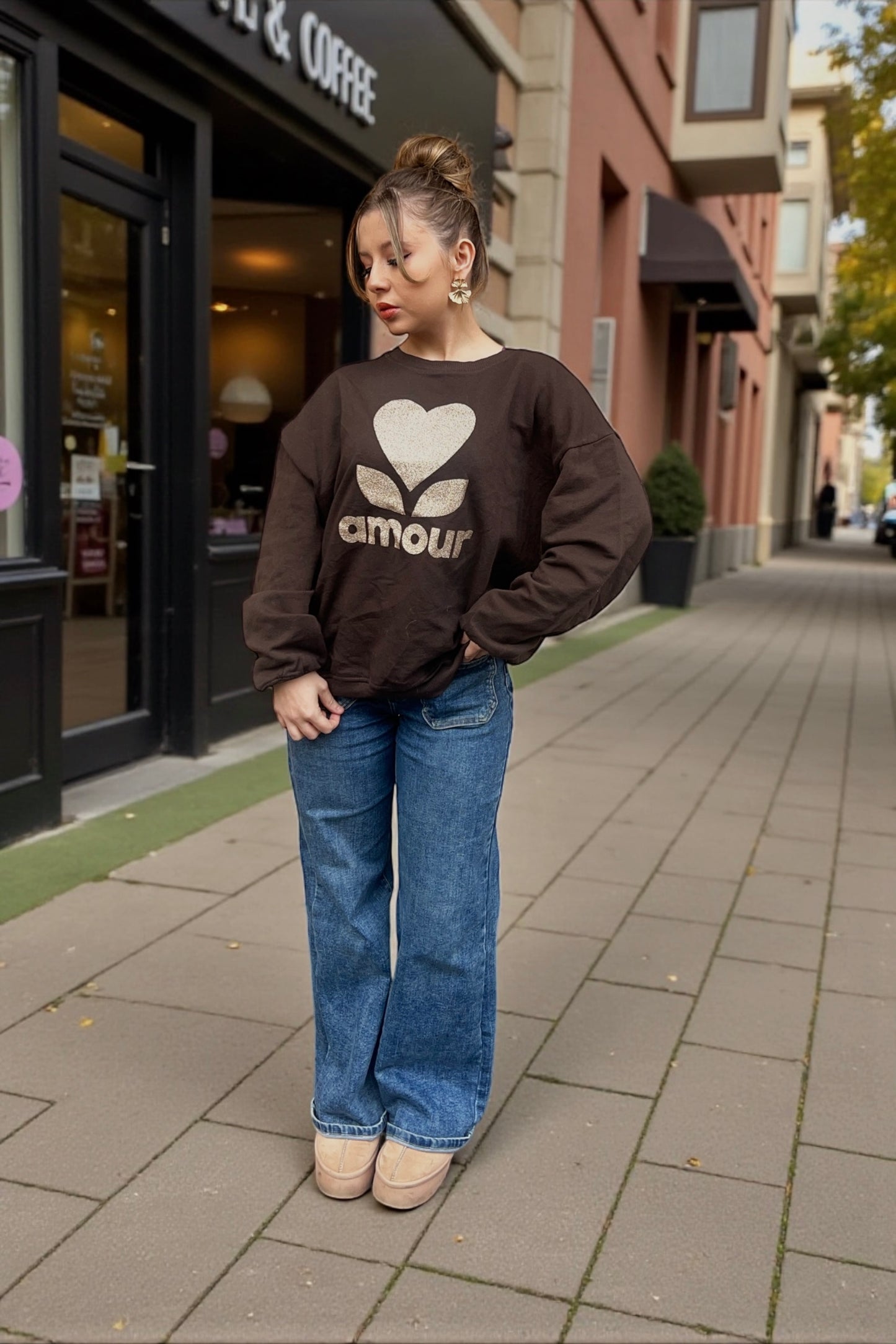 Sweat Amour Chocolat