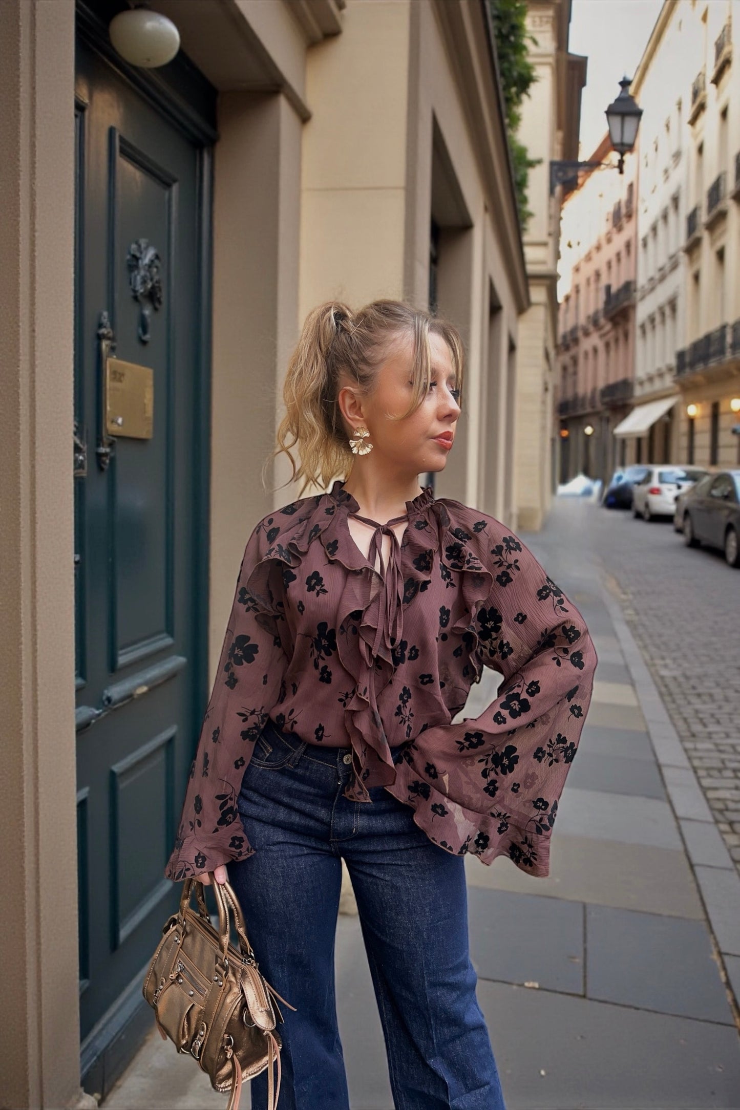 Blouse Karen Chocolat