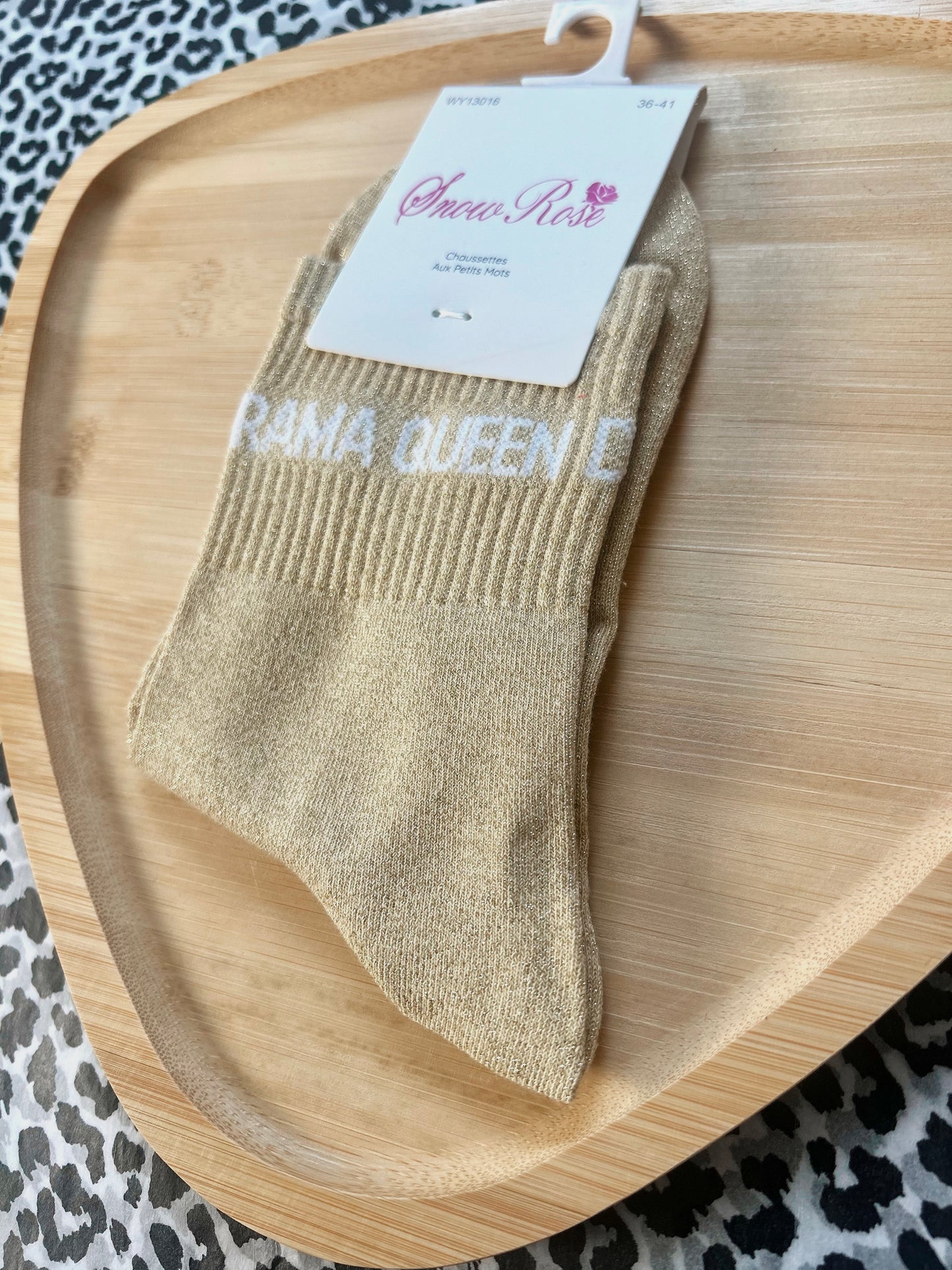 Chaussettes à paillettes « DRAMA QUEEN »