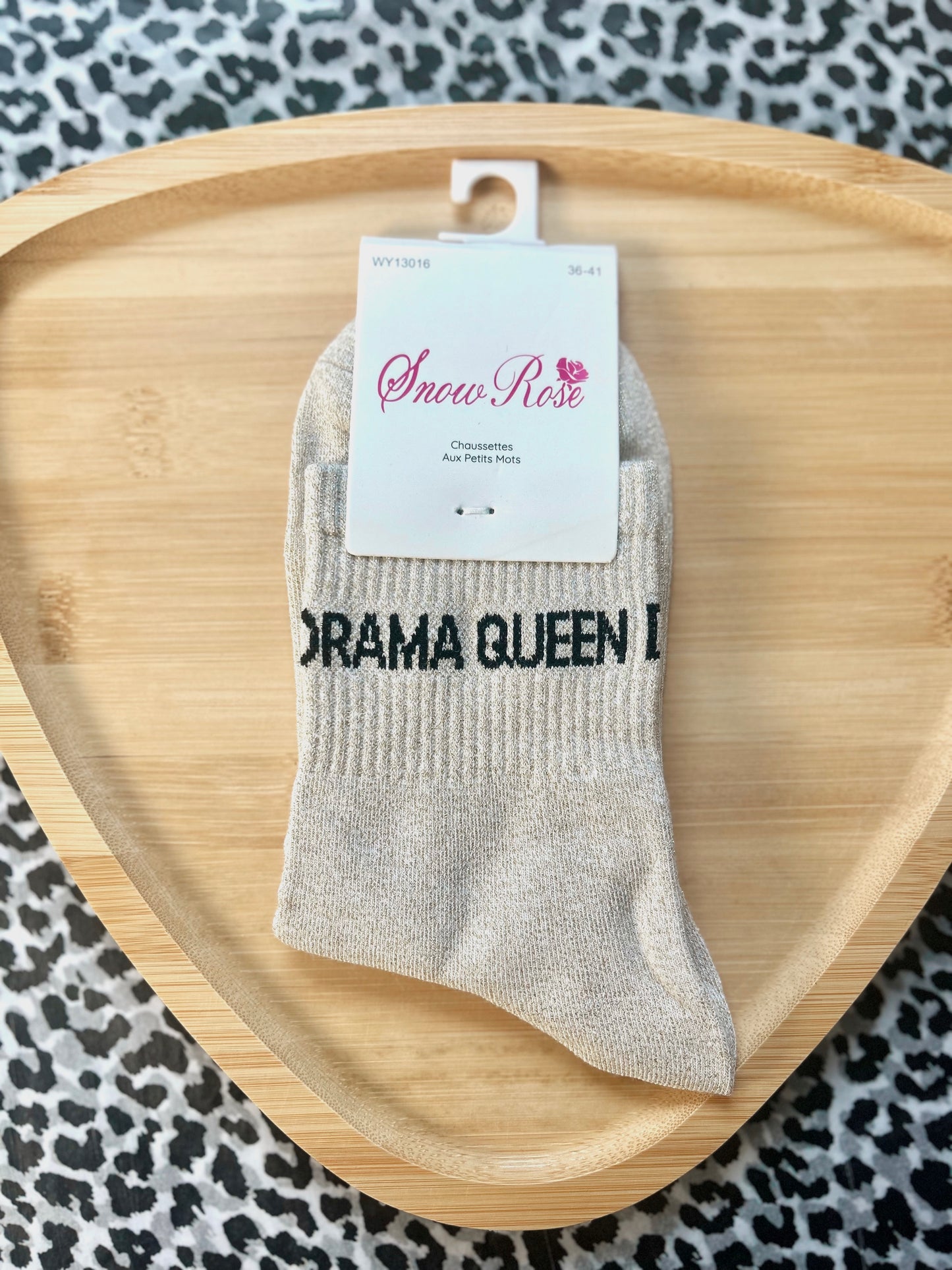 Chaussettes à paillettes « DRAMA QUEEN »