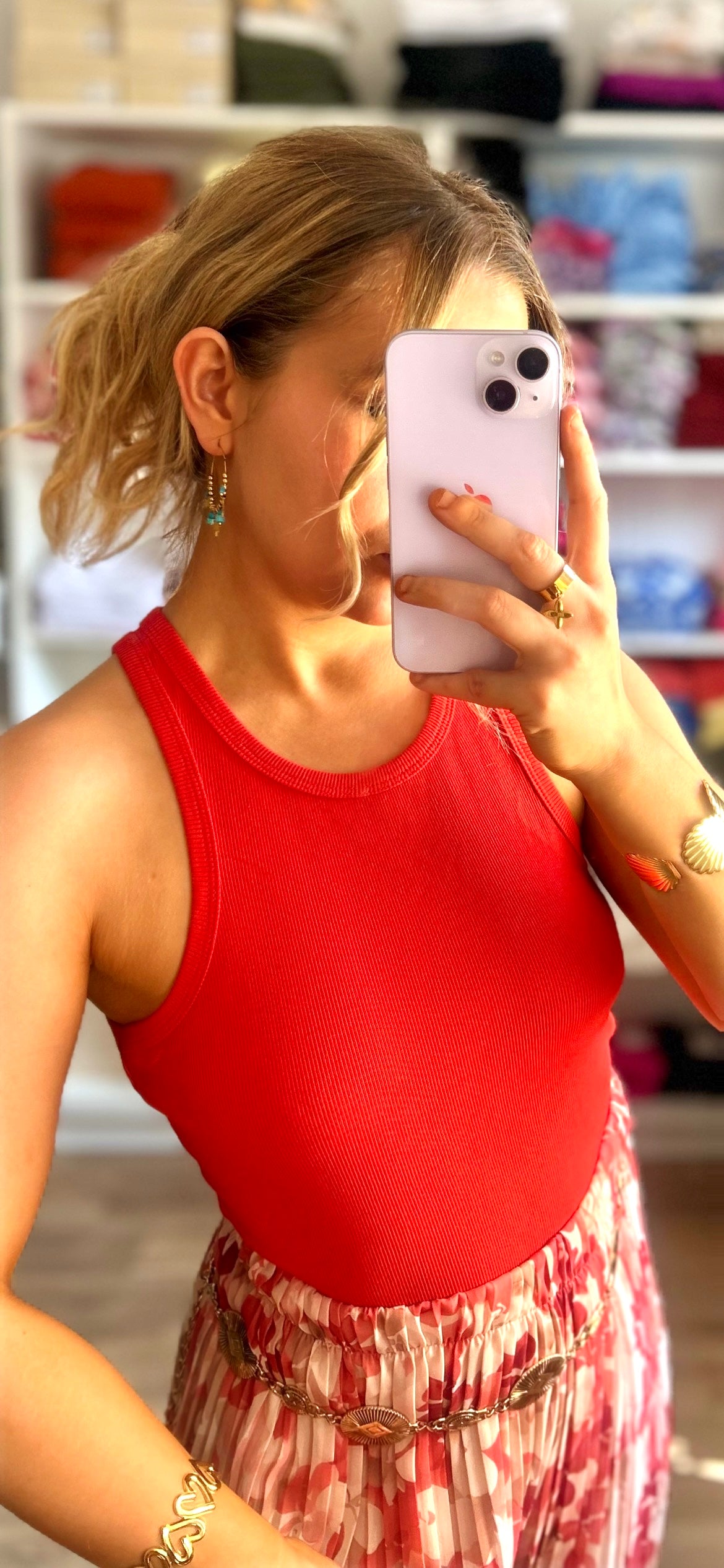 Débardeur Roxy Rouge