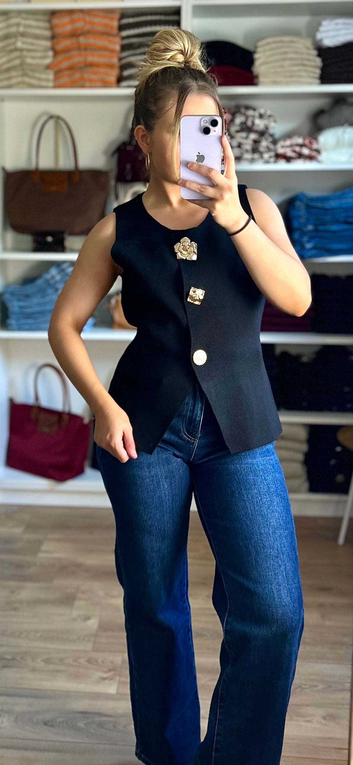 Top Blazer Diana Noir