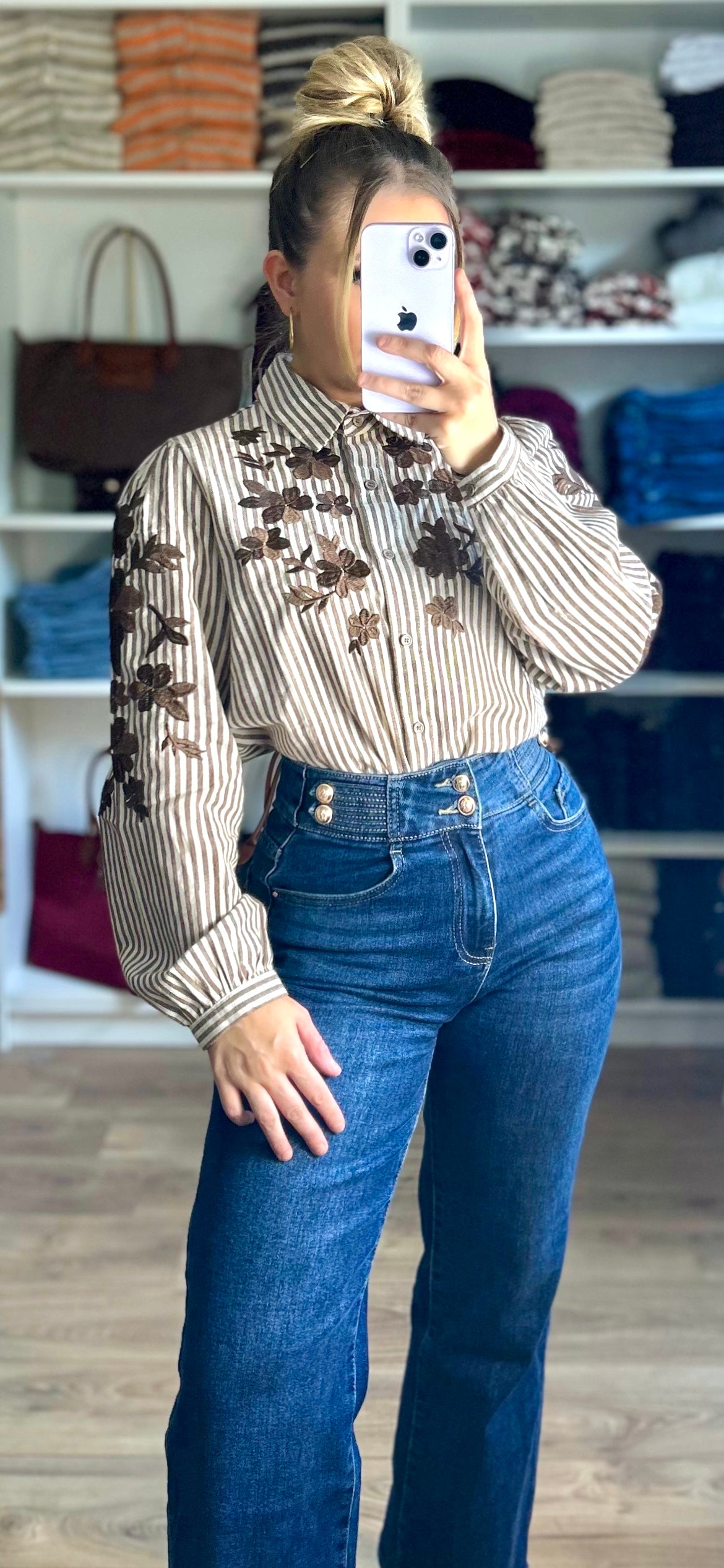 Chemise Claudie Chocolat