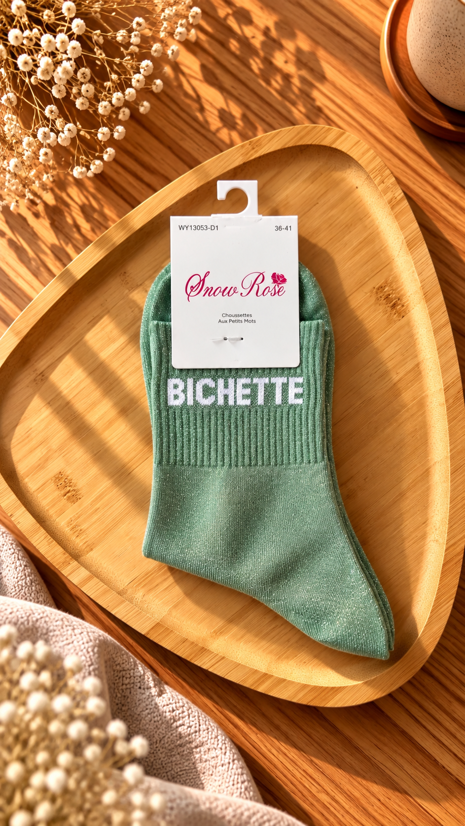 Chaussettes à paillettes « BICHETTE »