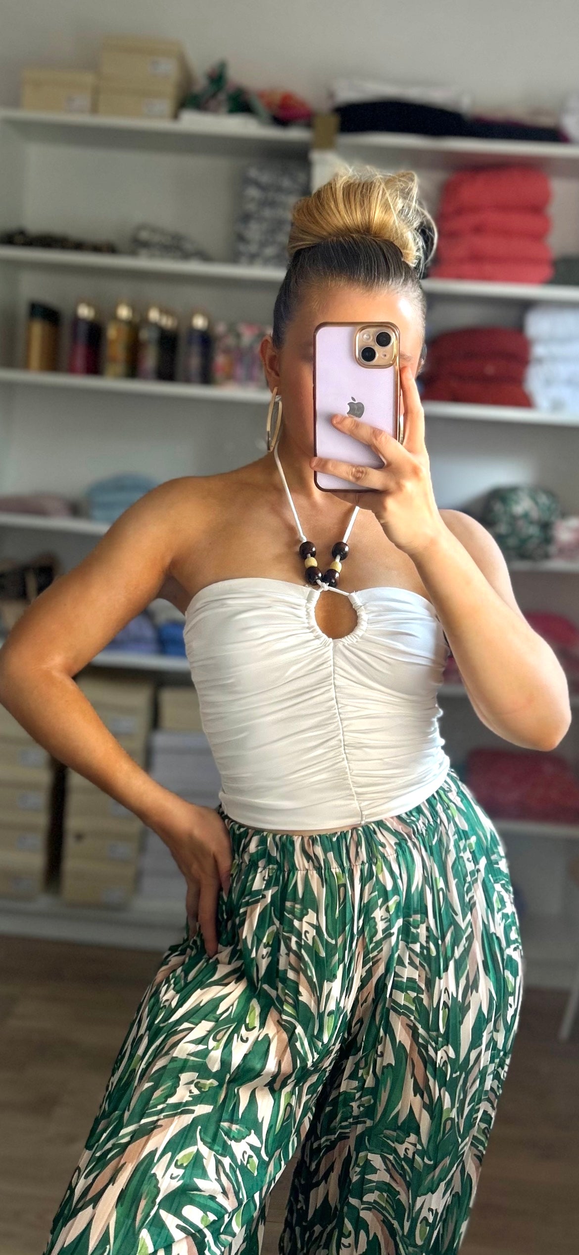 Top Lise Écru