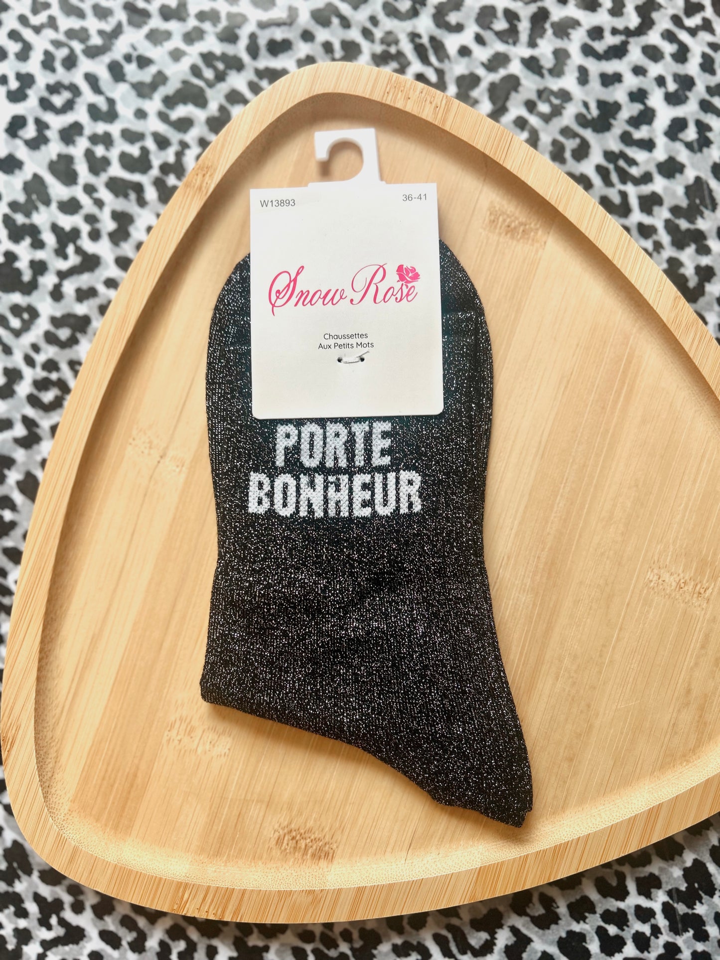 Chaussettes à paillettes « PORTE-BONHEUR »
