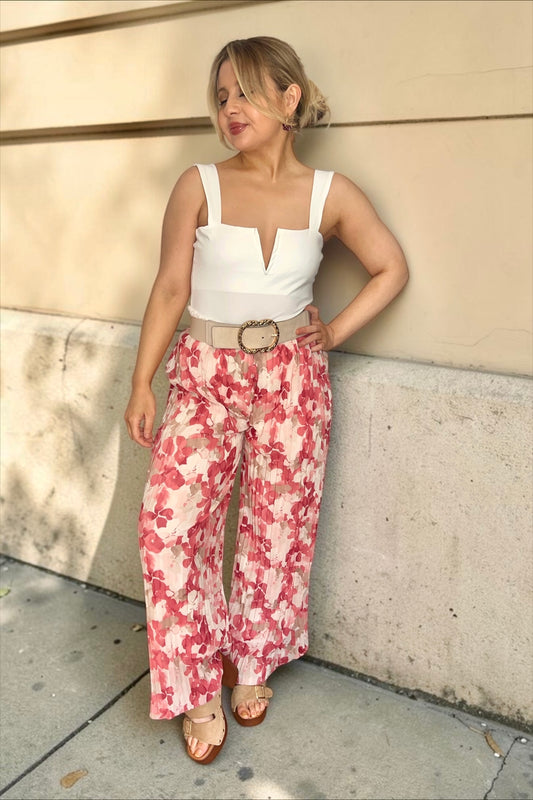 Pantalon Yumi à fleurs Grenadine
