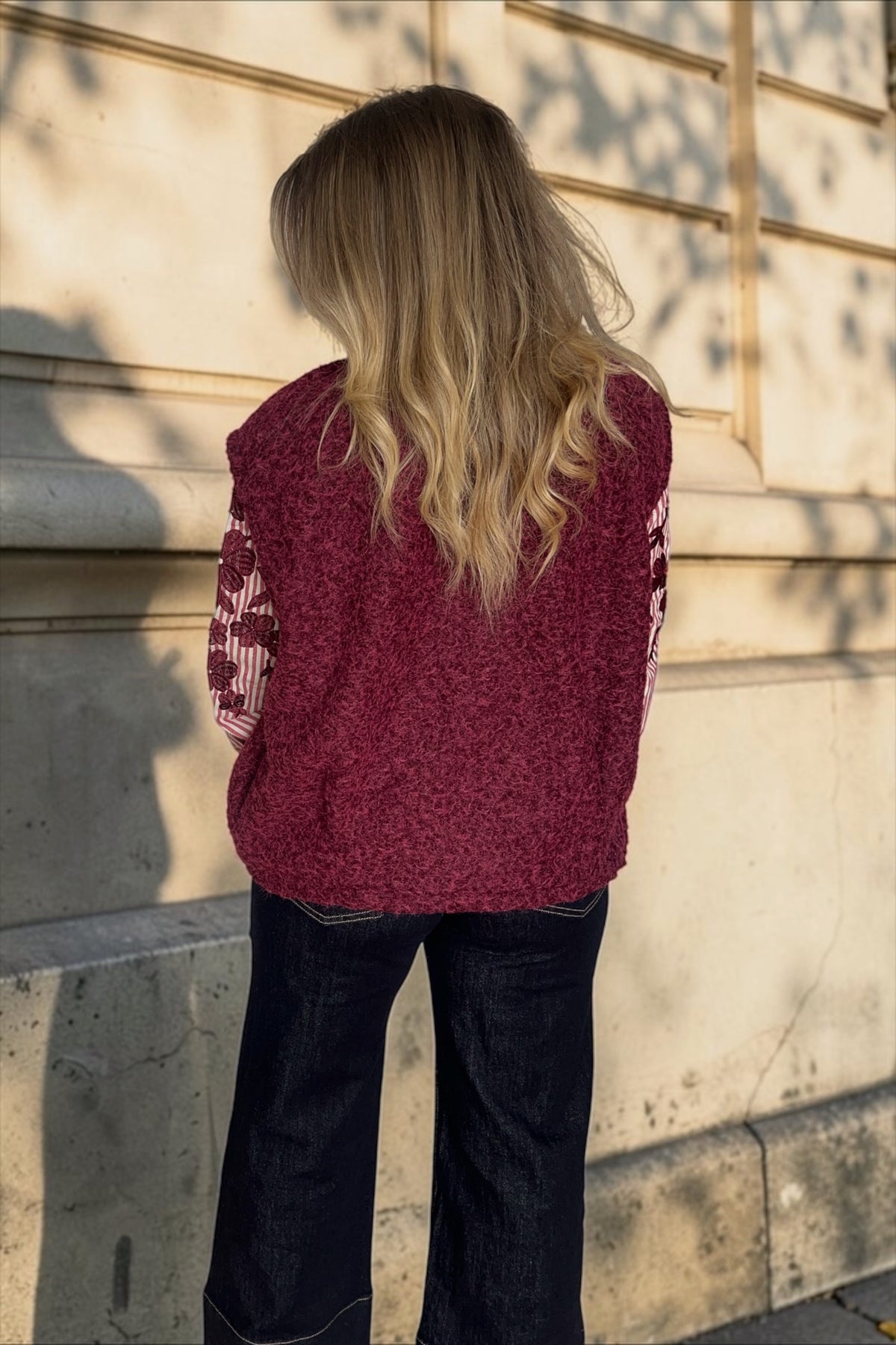 Veste Bella Bordeaux
