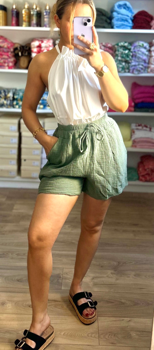 Short Charlie Kaki