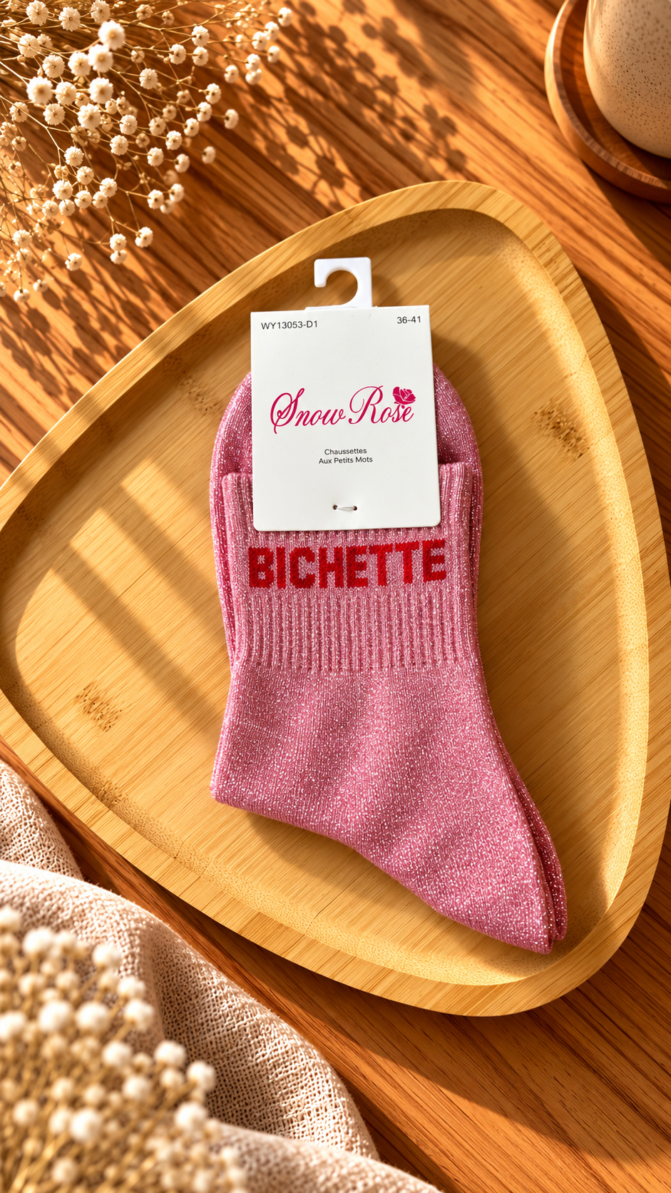 Chaussettes à paillettes « BICHETTE »