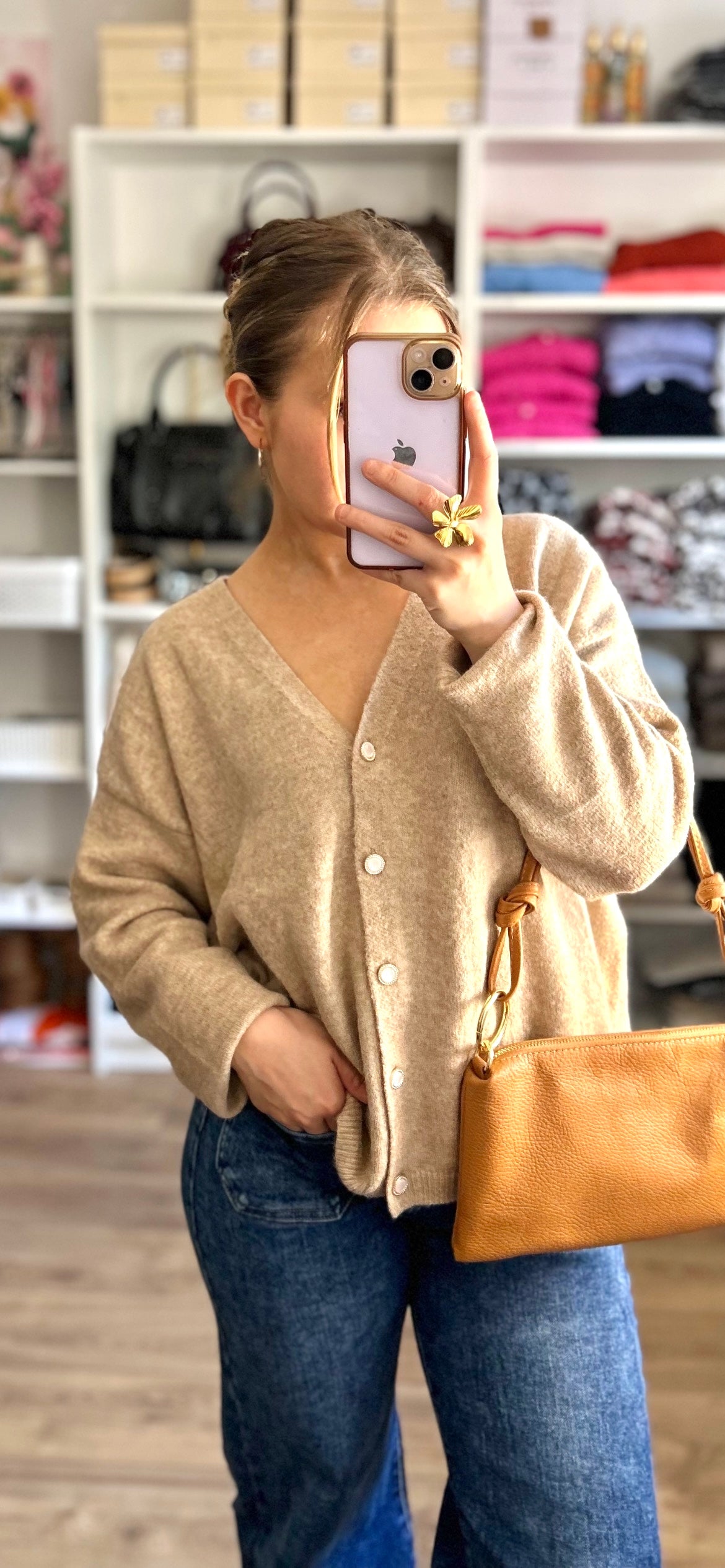 Gilet Léon Beige