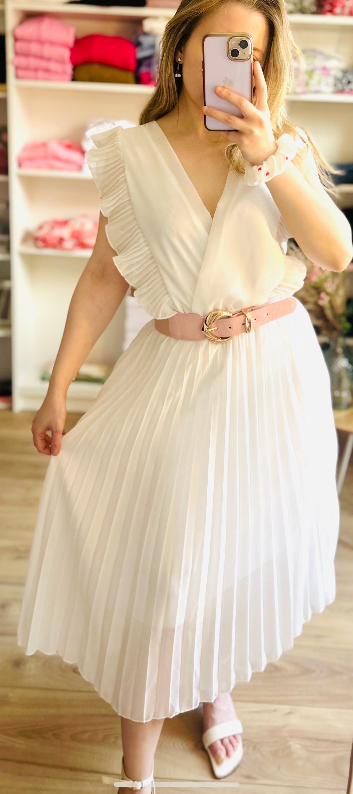 Robe Louisette Blanche