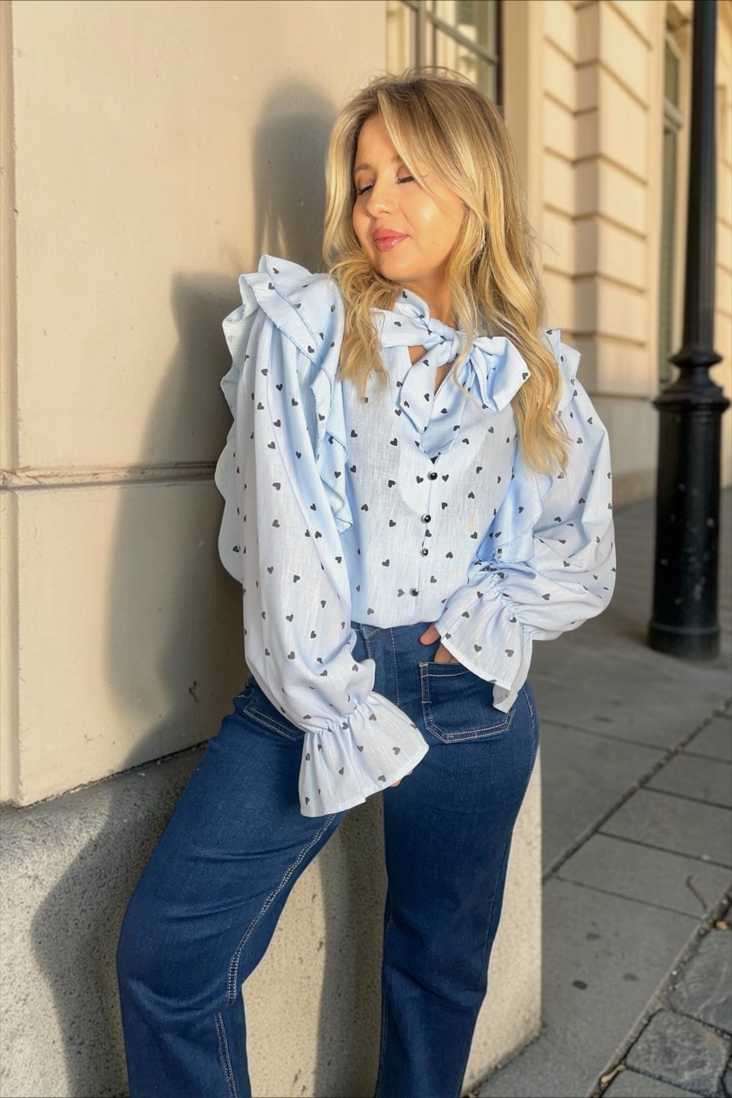 Chemise Aimée Bleu Ciel