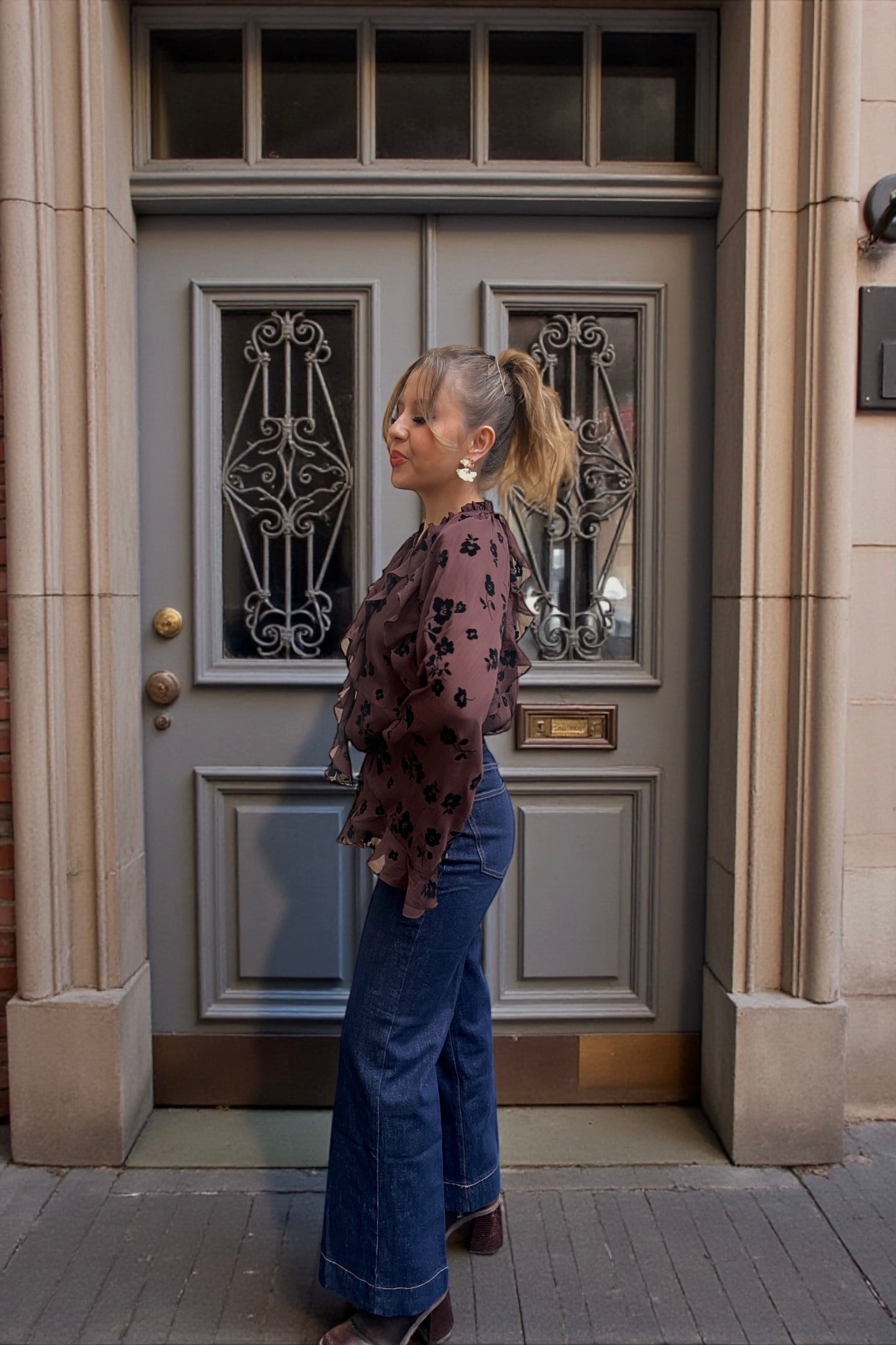 Blouse Karen Chocolat