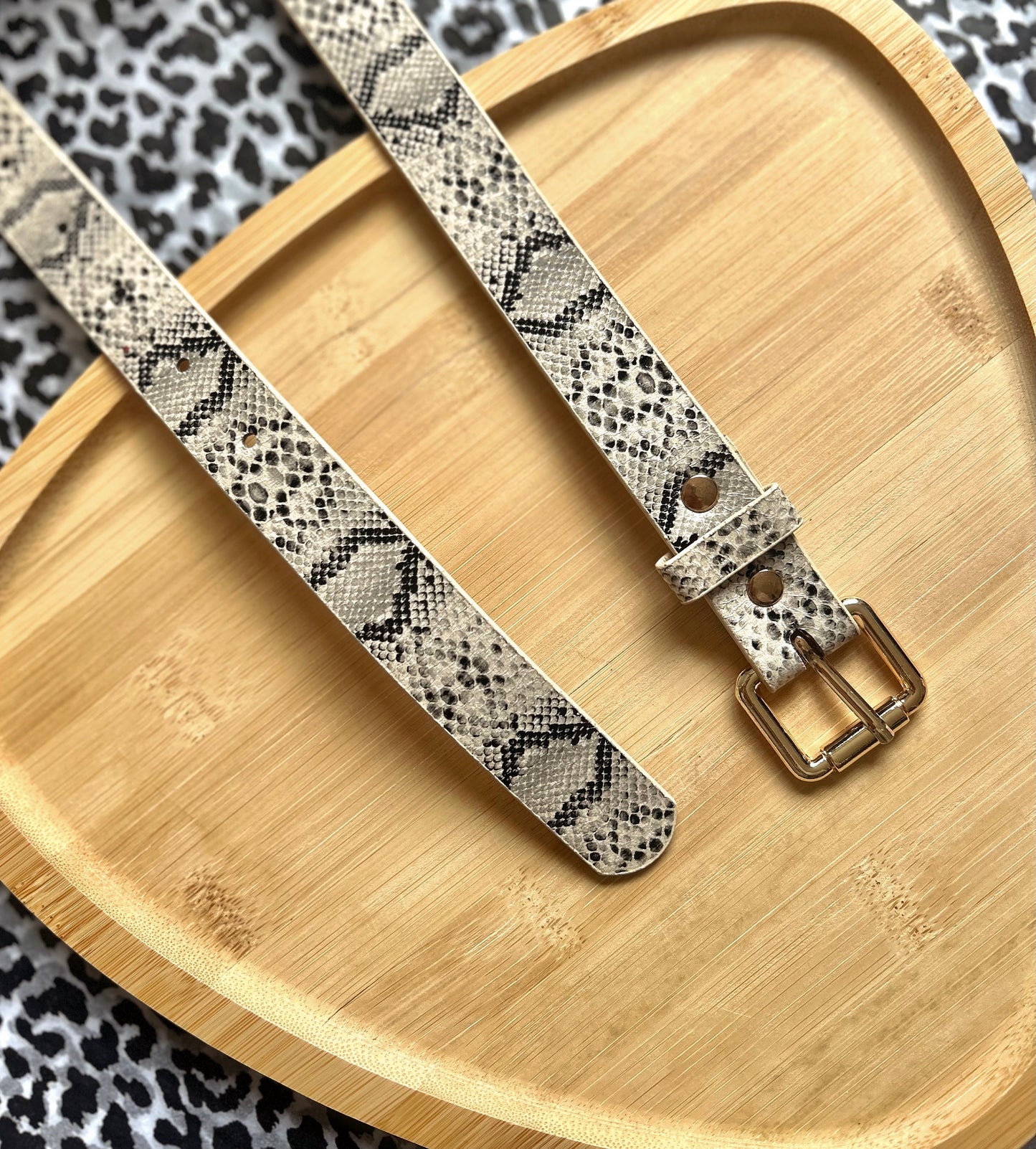 Ceinture Nagini Beige